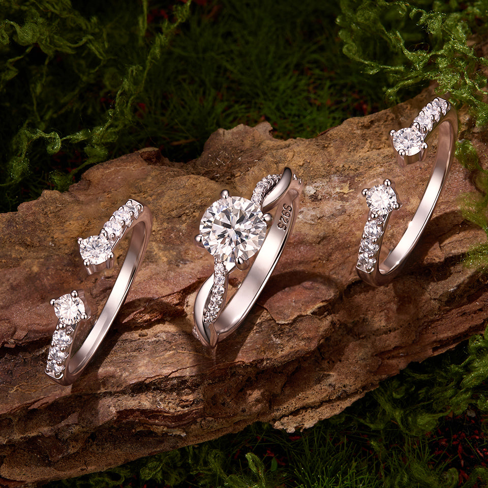 BAMOER Eternal Solitaire Ring