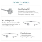 Lucky Clover Cuff Bracelet