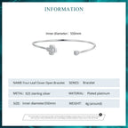 Lucky Clover Cuff Bracelet