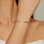 Lucky Clover Cuff Bracelet