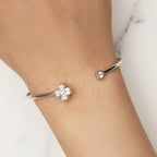 Lucky Clover Cuff Bracelet