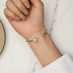 Lucky Clover Cuff Bracelet