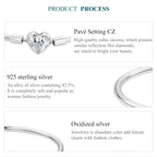 Starry Heart Bangle
