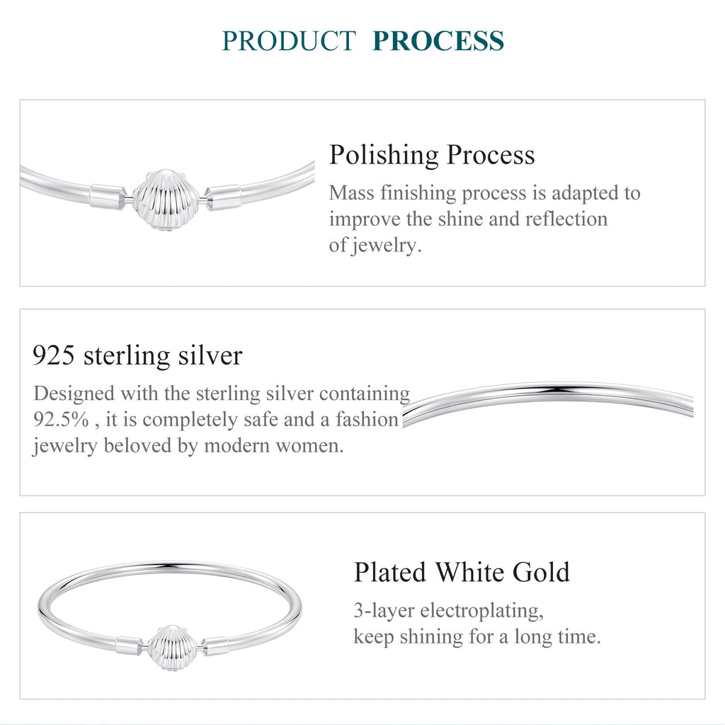 Shell Bangle Bracelet