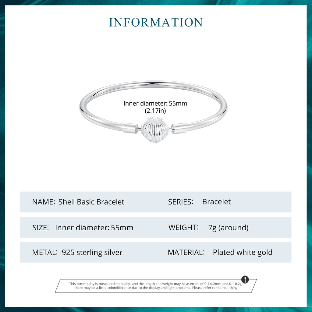 Shell Bangle Bracelet
