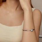 Sparkling Heart Bracelet