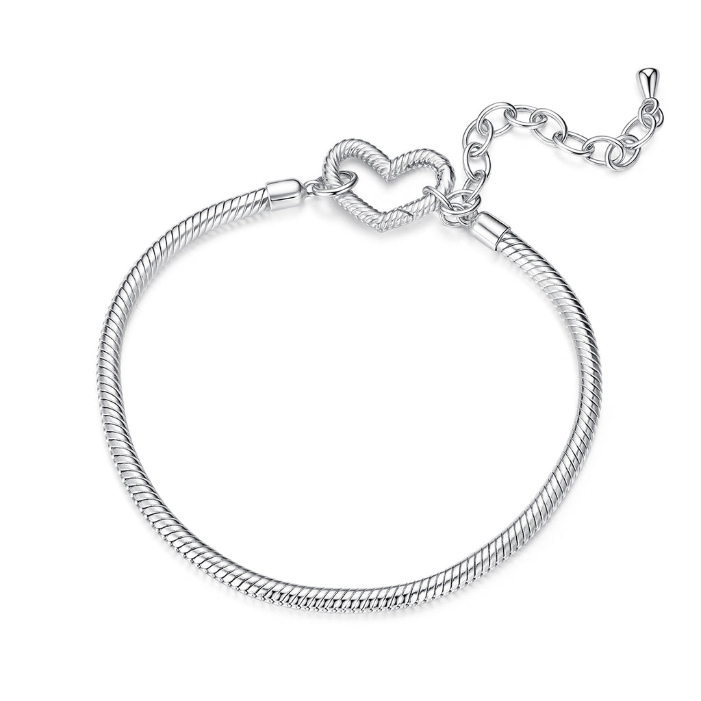 Heart Snake Chain Bracelet