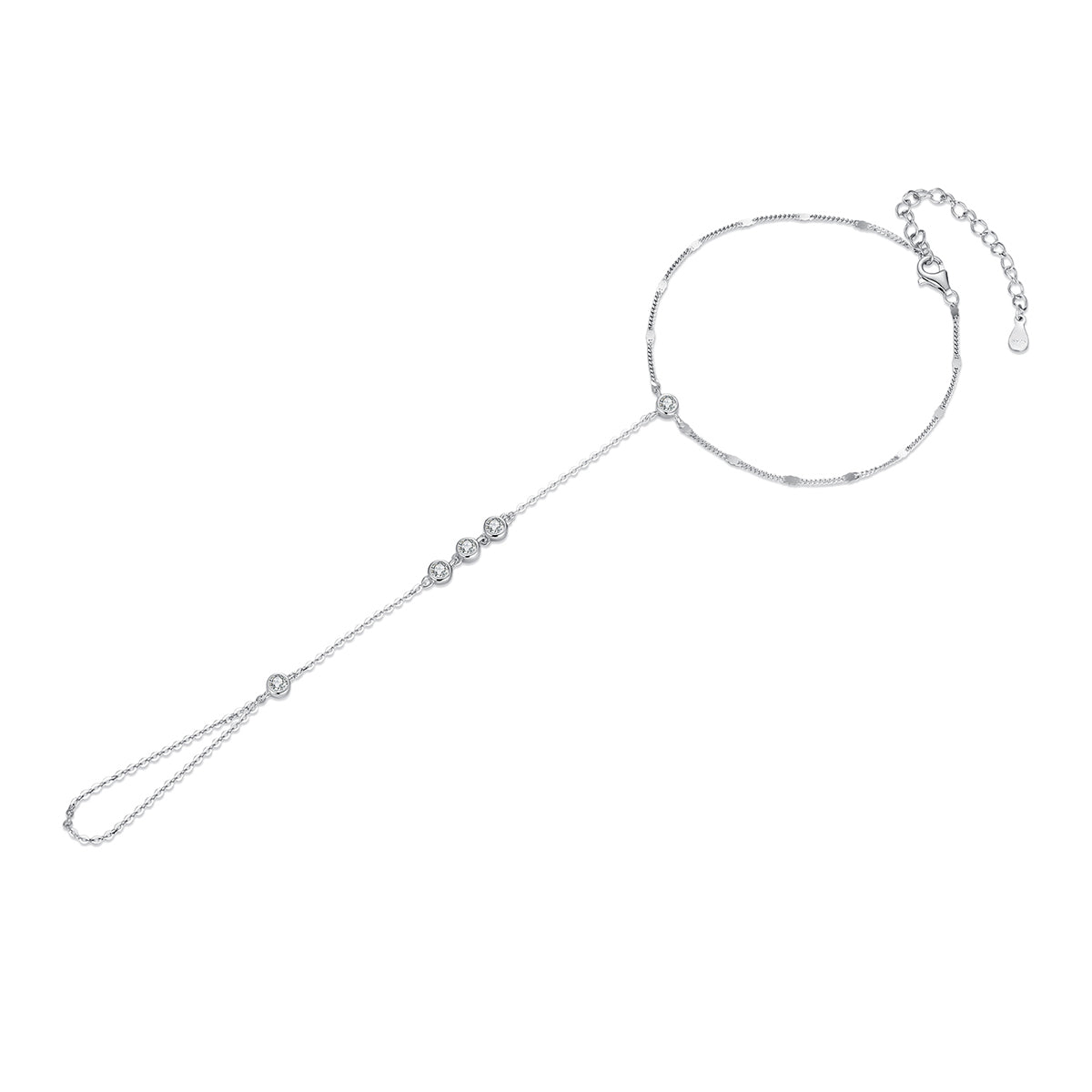 Bezel Station Bracelet - Bamoer jewelry official store