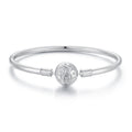 Snowflake Bangle Bracelet