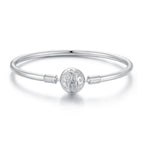 Snowflake Bangle Bracelet