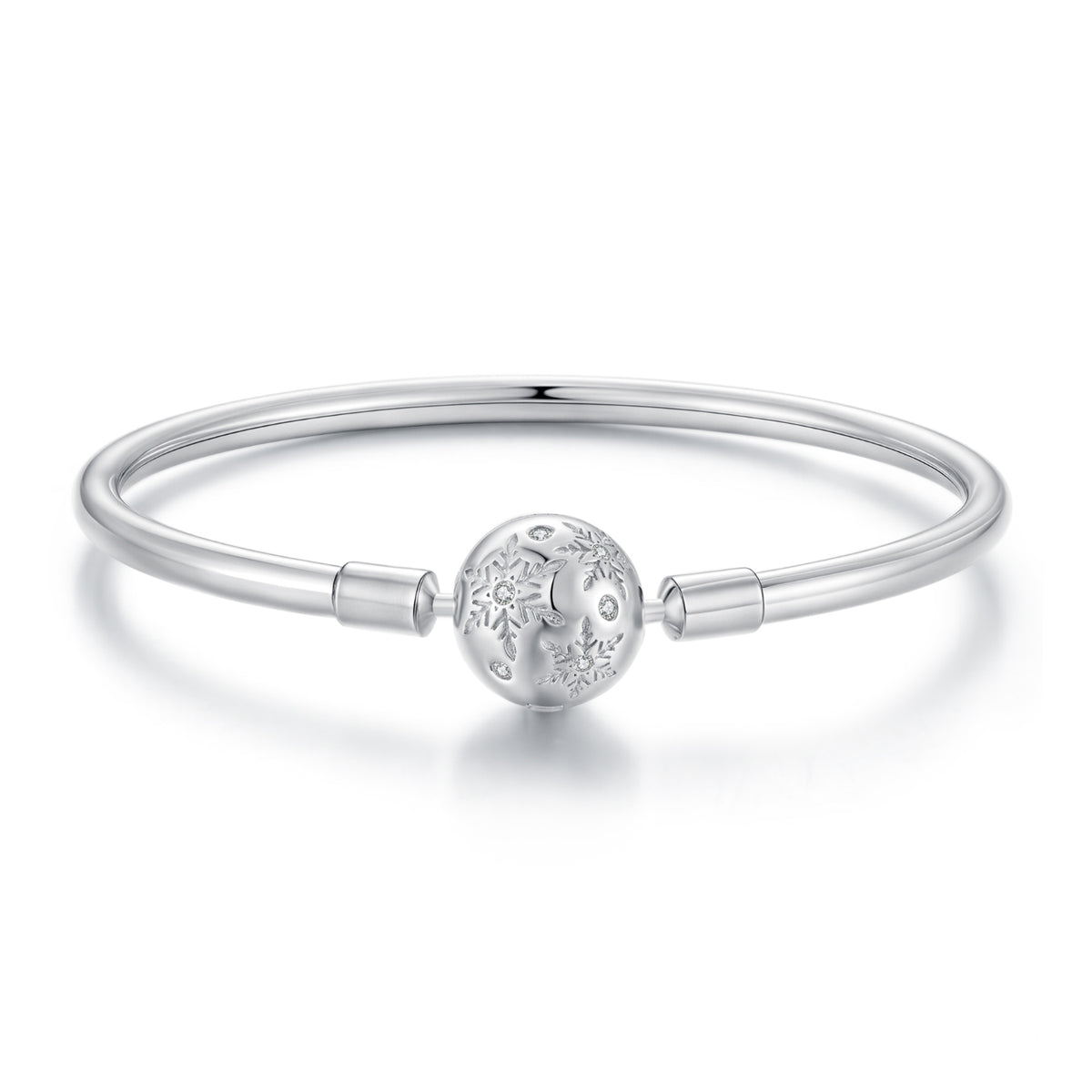 Snowflake Bangle Bracelet