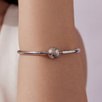 Snowflake Bangle Bracelet