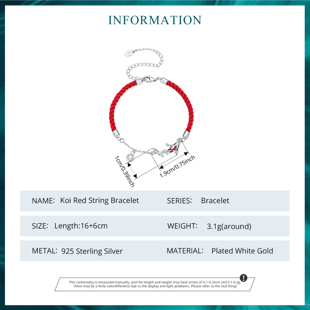 Koi Red String Bracelet