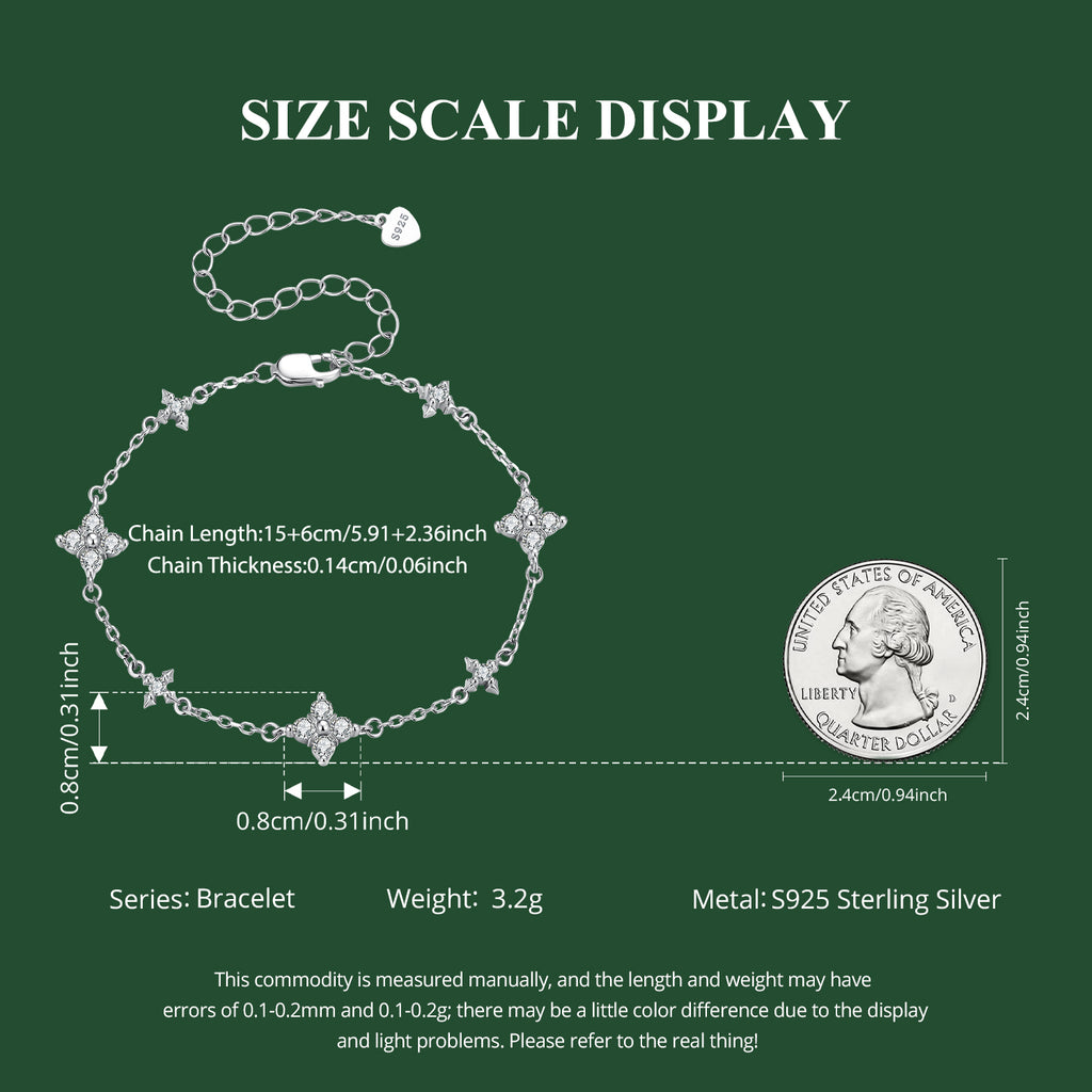 Snowflake Double-Layer Bracelet