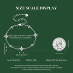 Snowflake Double-Layer Bracelet