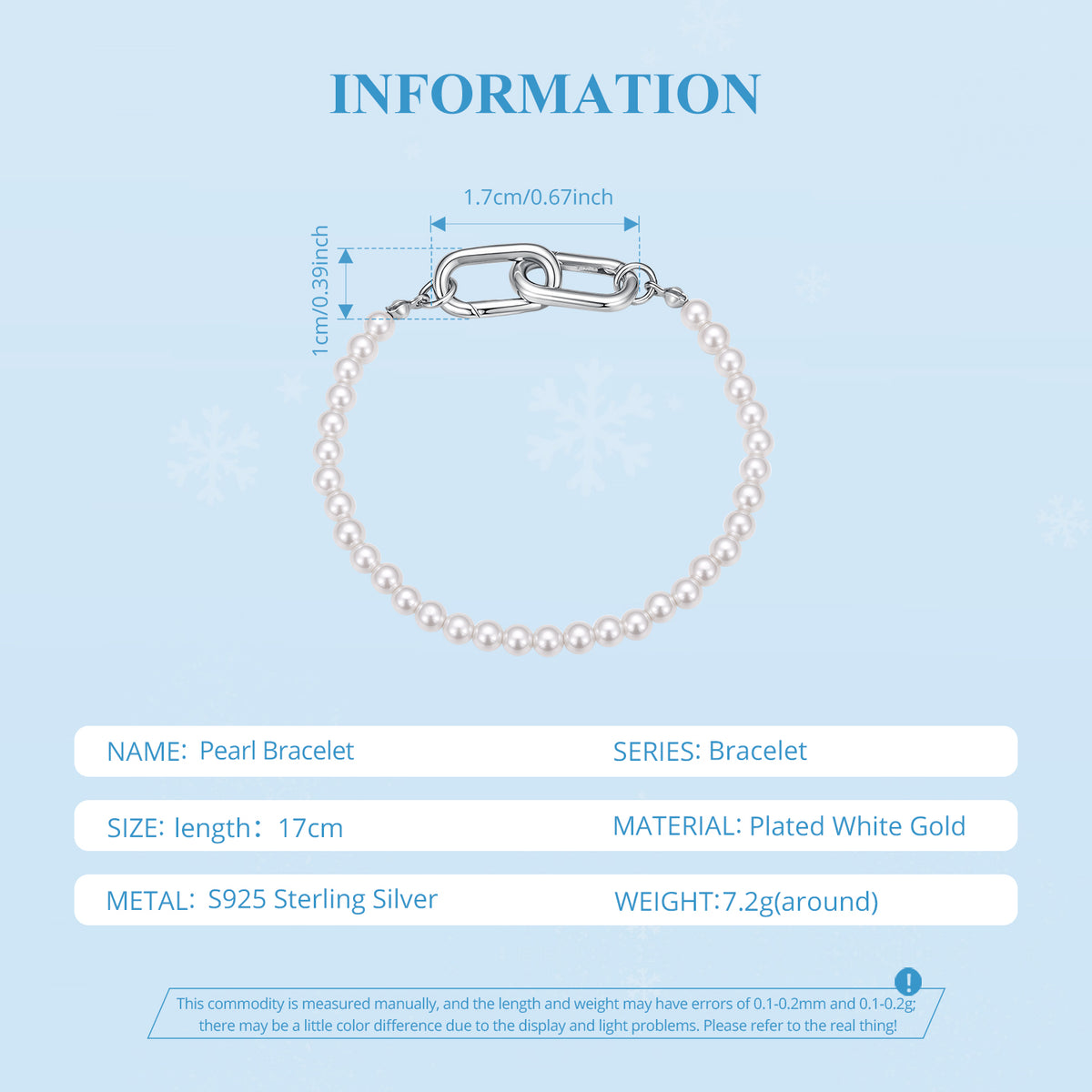 Pearl Charm Base Bracelet