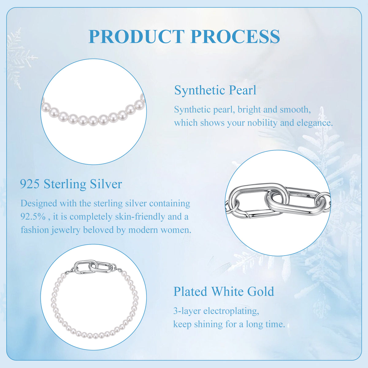 Pearl Charm Base Bracelet