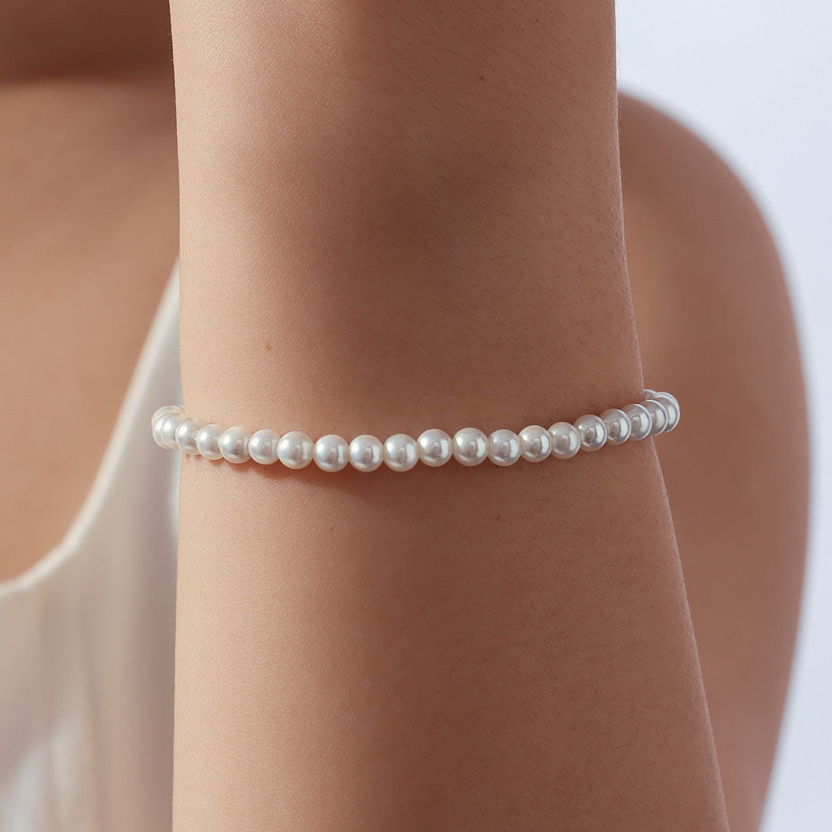 Pearl Charm Base Bracelet