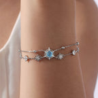Snowflake Double-Layer Bracelet