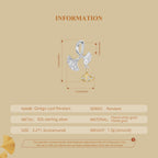Ginkgo Leaf Charm