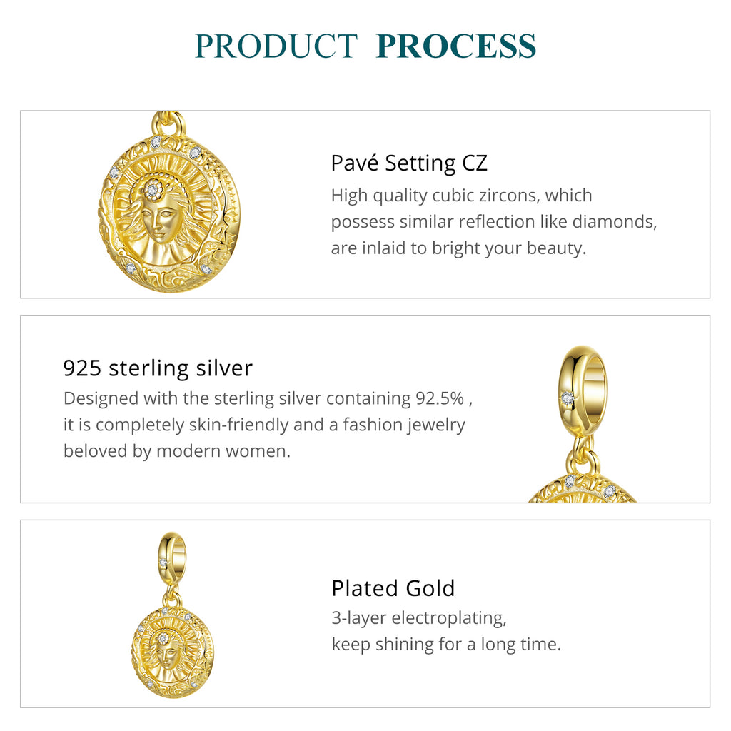 Sun Goddess Charm