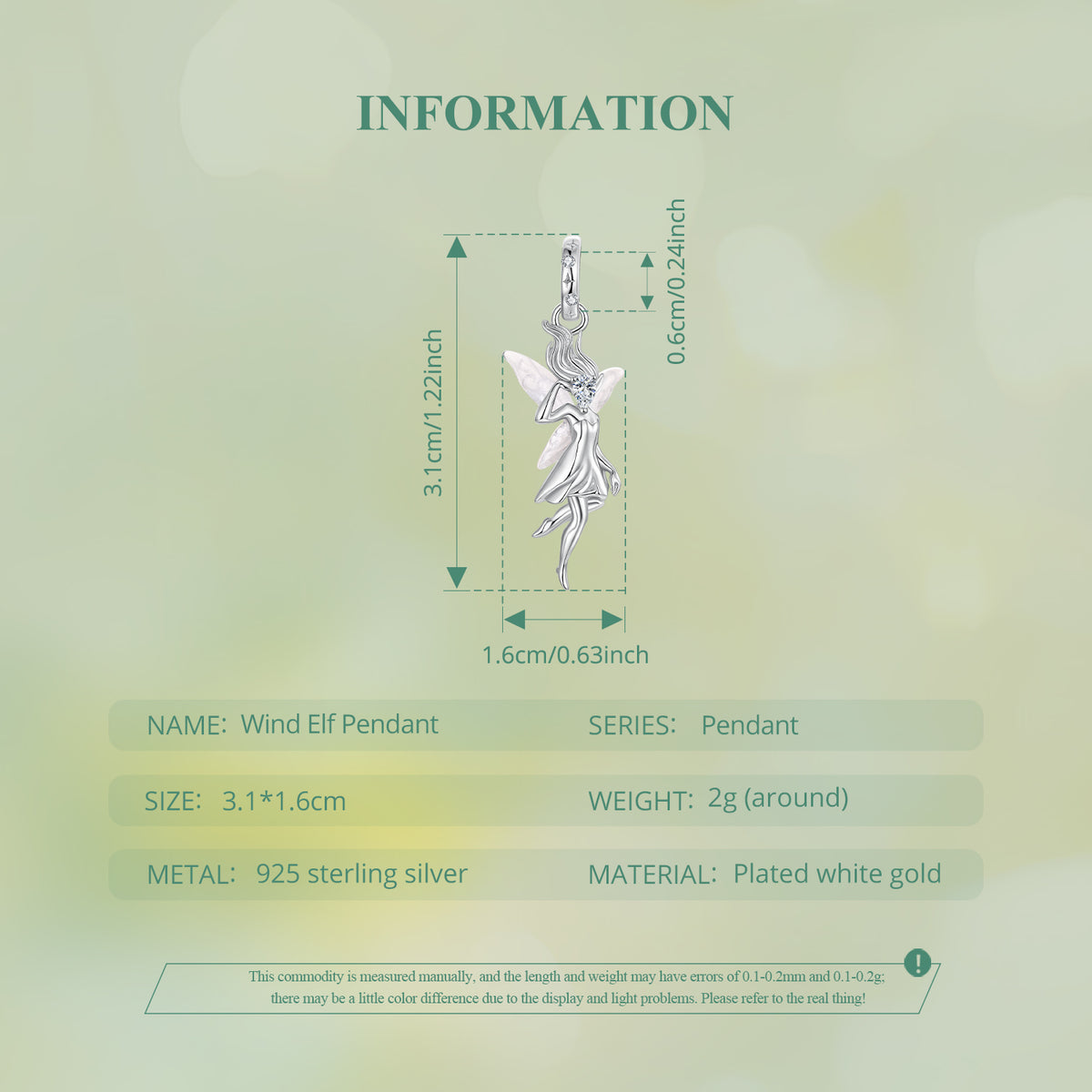 Wind Fairy Dangle Charm