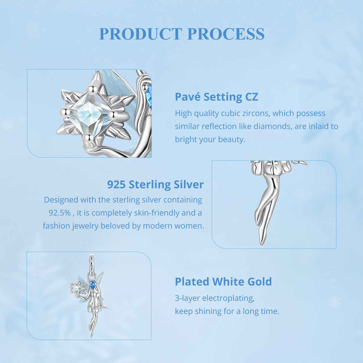 Ice Fairy Dangle Charm