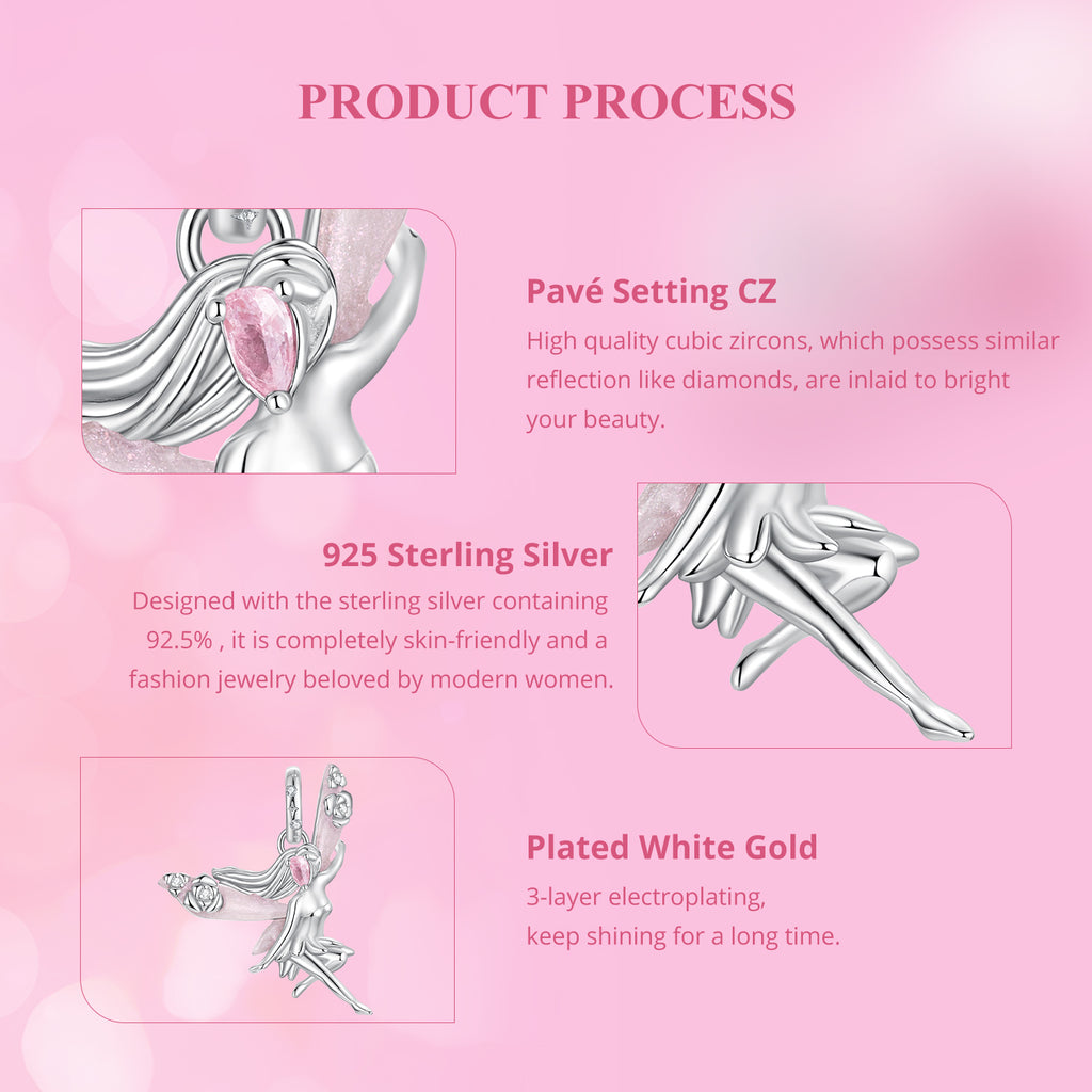 Flower Fairy Dangle Charm