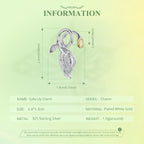Vine Leaf Dewdrop Charm