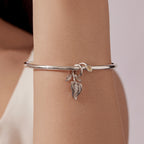 Vine Leaf Dewdrop Charm
