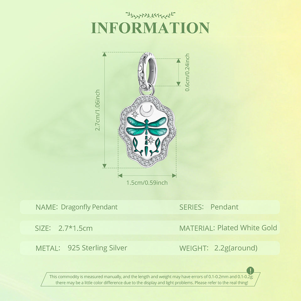 Celestial Dragonfly Charm