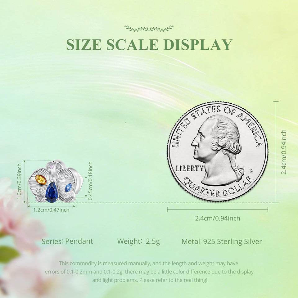Tri-Color Petal Charm