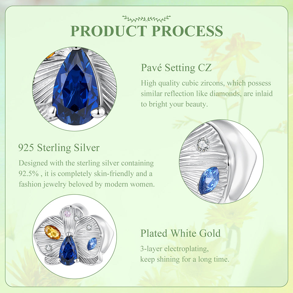 Tri-Color Petal Charm