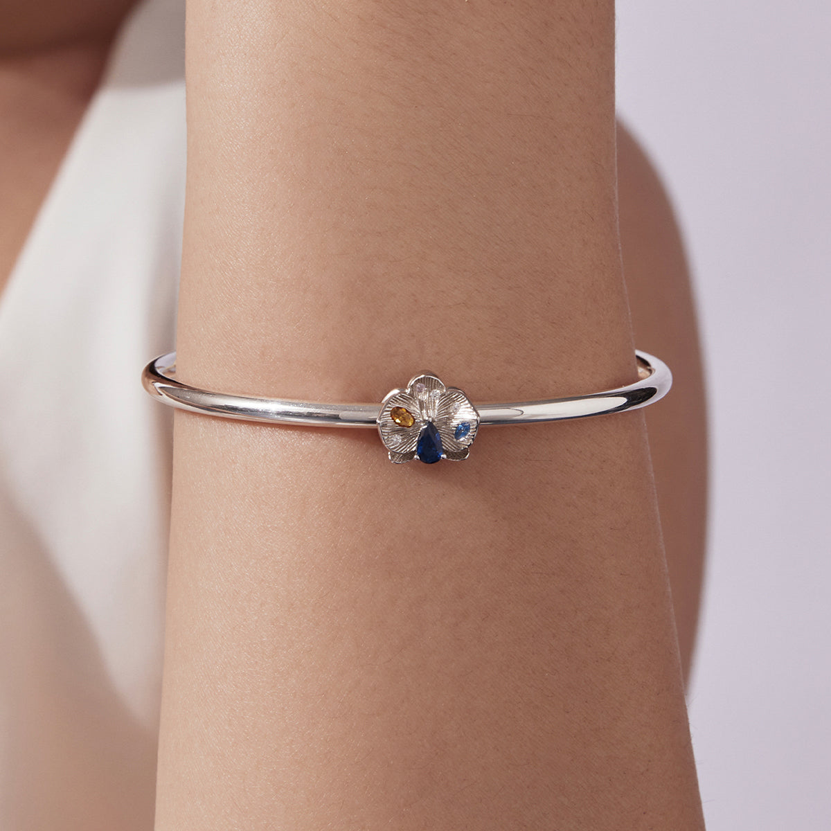 Tri-Color Petal Charm