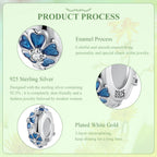 Azure Floral Bead