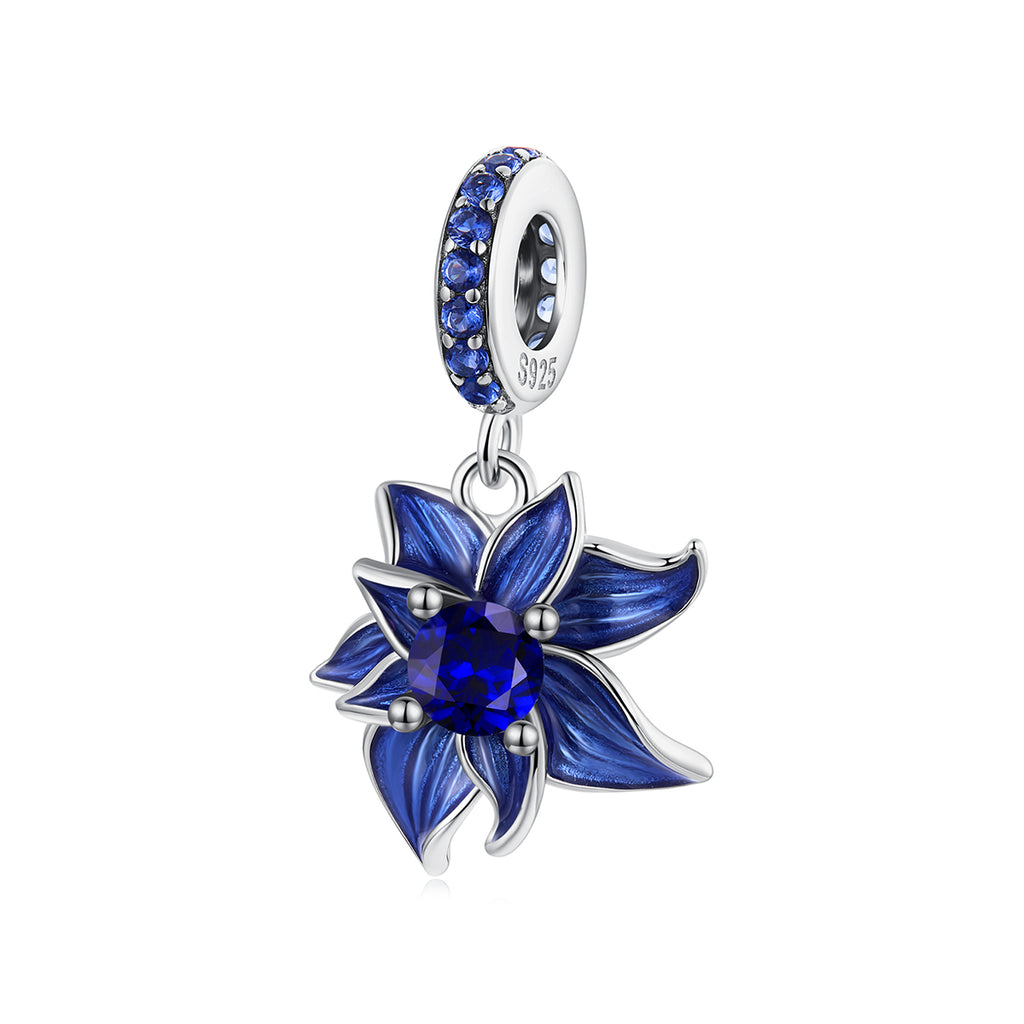 Midnight Bloom Dangle Charm