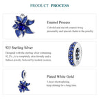 Midnight Bloom Dangle Charm