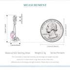 Pink Bud & Bloom Dangle