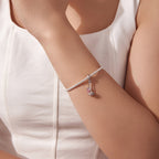 Pink Bud & Bloom Dangle