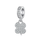 Lucky Sparkle Clover Charm