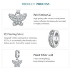 Pavé Butterfly Dangle Charm