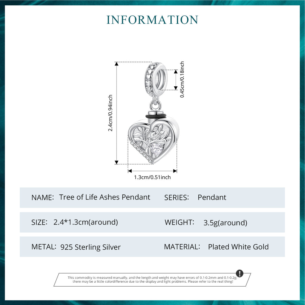 Tree of Life Urn Charm