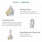 Hugging Cat Charm - Bamoer jewelry official store