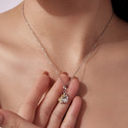 Hugging Cat Charm - Bamoer jewelry official store