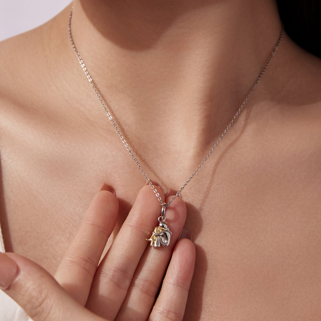 Hugging Dog Charm - Bamoer jewelry official store