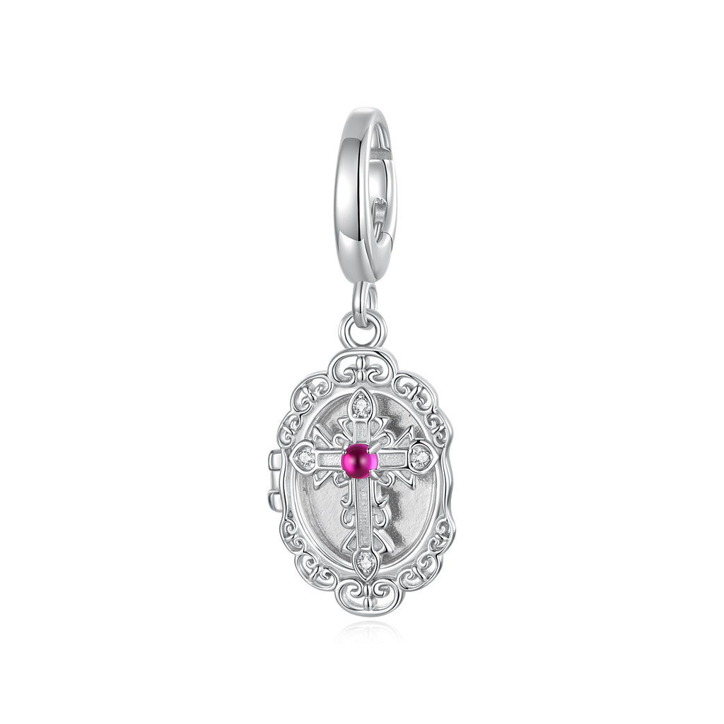 Cross Photo Locket Pendant