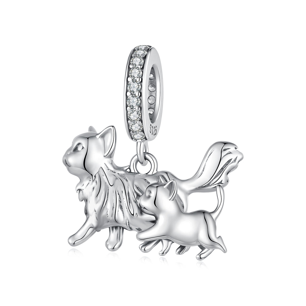 Mother & Kitten Charm