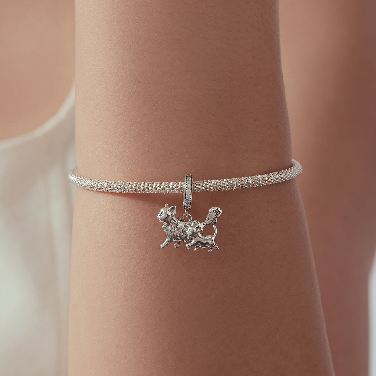 Mother & Kitten Charm