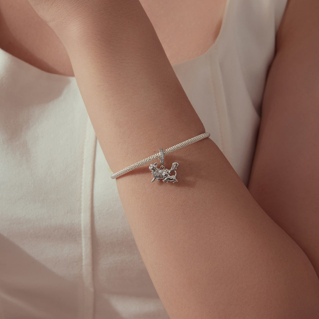 Mother & Kitten Charm