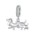 Dachshund Mother & Puppy Charm